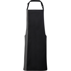 TABLIER A BAVETTE BICOLORE