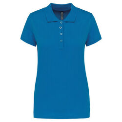 Polo MC femme piqu&eacute;
