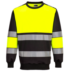 Sweat-shirt PW3 Haute visibilit&eacute; POITIERS