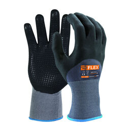 Gants de manutention E-FLEX NITRILE 3/4 PICOTS POITIERS
