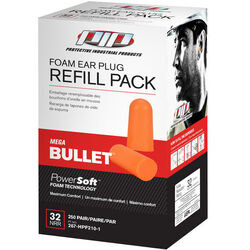 Bouchons d'oreilles MEGA BULLET REFILL POITIERS