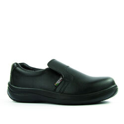 Mocassins de s&eacute;curit&eacute; femme EBANITE S2 FO SR NOIR POITIERS