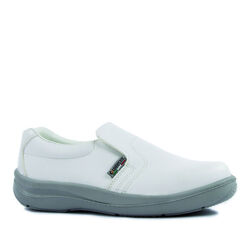 Mocassins de s&eacute;curit&eacute; femme STELLA S2 FO SR BLANC POITIERS