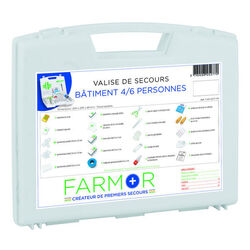 Valise secours BATIMENT 4/6 PERSONNES POITIERS