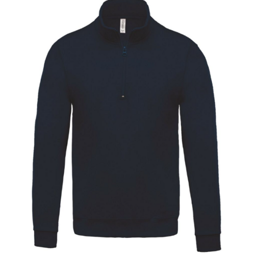 Sweat-shirt col zipp&eacute;