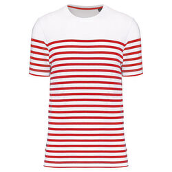 T-shirt Marini&egrave;re bio K3033 NAVY/WHITE STRIPES